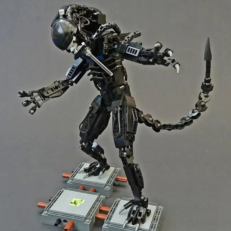 Vivolux | 600PCS Prometheus Aliens Vs Predator Weltraum-Alien-Figur Mech Modellbausteine Spielzeug Kinder Geschenk