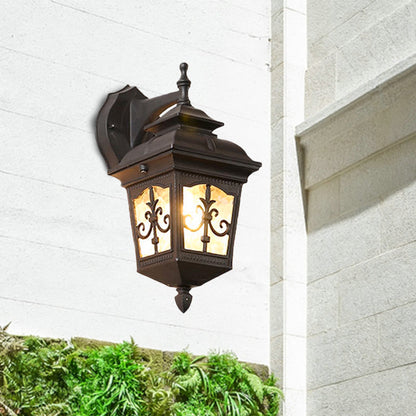 Vivolux | Aluminium Zwart/Messing Wandlamp Licht Pijl Bloem 1 Gloeilamp Rustieke Op/Onder Wandlamp Armatuur voor Restaurant