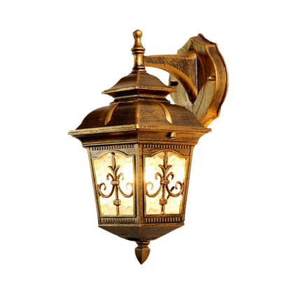 Vivolux | Aluminium Zwart/Messing Wandlamp Licht Pijl Bloem 1 Gloeilamp Rustieke Op/Onder Wandlamp Armatuur voor Restaurant