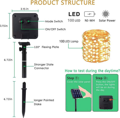 Vivolux | Solarbetriebene Mini-Lichterketten