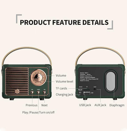 Vivolux | Retro Bluetooth Lautsprecher