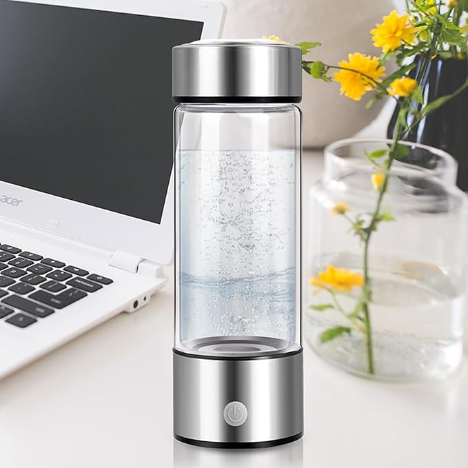 Vivolux | Wiederaufladbare alkalische Wasserflasche - Mit Wasser angereichertes Wasserstoff