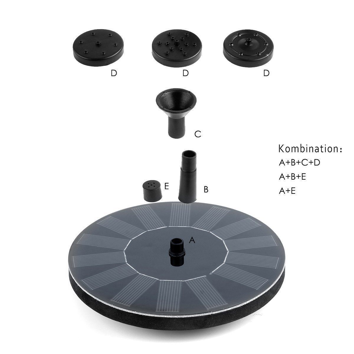 Vivolux | Solar Springbrunnen Pumpe