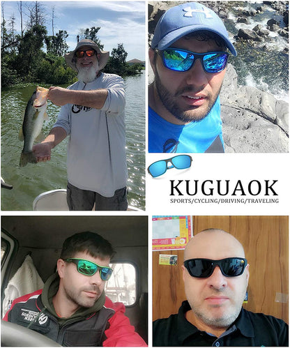 Vivolux | Outdoor-Sport-Sonnenbrille mit blendfreien, polarisierten Gläse
