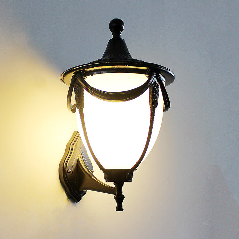 Vivolux | Bronze Pinecone Wandverlichting ideeën Rustieke Metallic 1 Kop Buiten Wandlamp