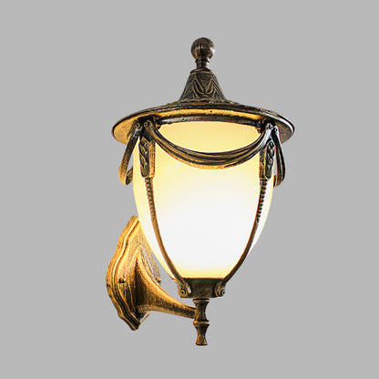 Vivolux | Bronze Pinecone Wandverlichting ideeën Rustieke Metallic 1 Kop Buiten Wandlamp