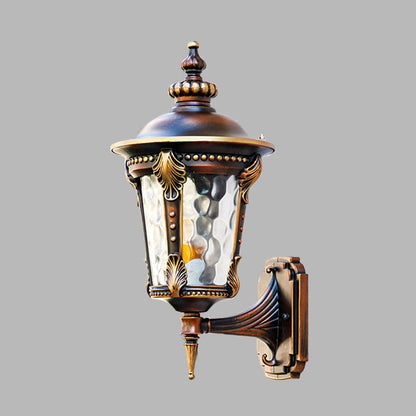 Vivolux | 7.5"/10" W 1-Licht Urn Wand Sconces Beleuchtung Bauernhaus Rost Wasser Glas Wandmontierte Lampenfassung