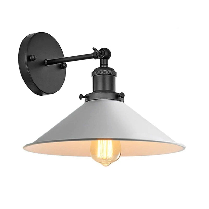 Vivolux | Weiß Industriell Vintage Wand Sconce Licht