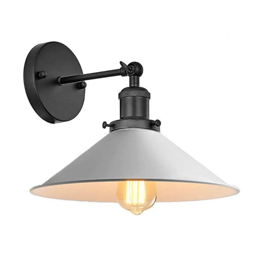 Vivolux | Weiß Industriell Vintage Wand Sconce Licht