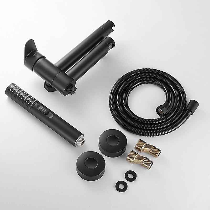 Vivolux | Modernes Badewannenrandstück Einhand-Wandmontage-Badewannenarmatur mit Handbrause