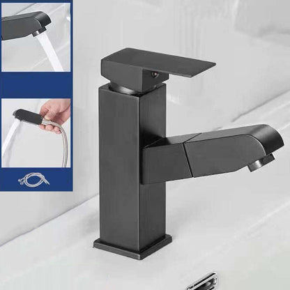 Vivolux | Modernes Design Badezimmerarmatur Einhandmischer mit Wasserschlauch