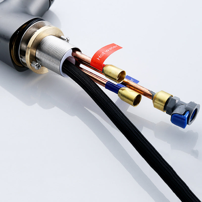 Vivolux | Moderner Wasserhahn Einfarbig Kupfer Centerset Badezimmer Wasserhahn