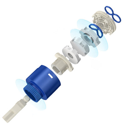 Vivolux | Moderner Wasserhahn Einfarbig Kupfer Centerset Badezimmer Wasserhahn