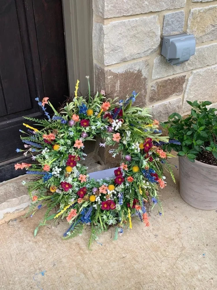Vivolux | Handgemachter Texas Wildblumenkranz