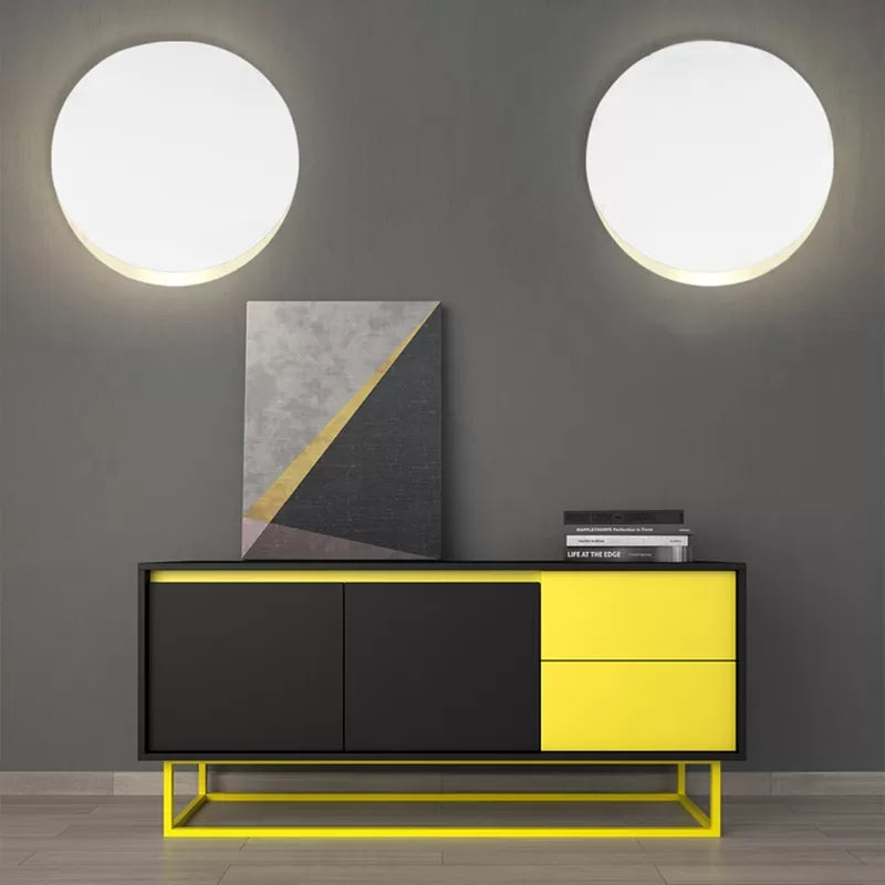 Vivolux | Kreis Kinder Schlafzimmer Wandlicht Metall Modern Einfach Wandleuchte Licht für Wohnzimmer