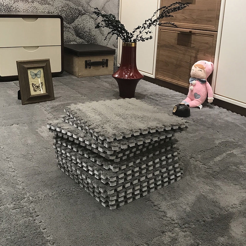 Vivolux | Farbverblassungsbeständige Teppichfliese Einfarbige Interlocking Teppichbodenfliese