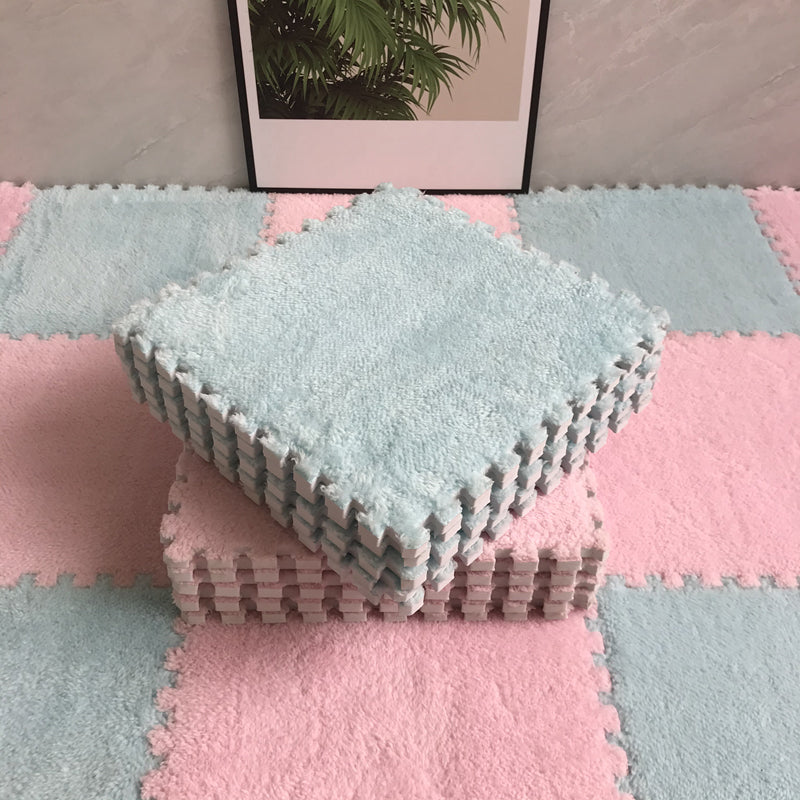 Vivolux | Farbverblassungsbeständige Teppichfliese Einfarbige Interlocking Teppichbodenfliese