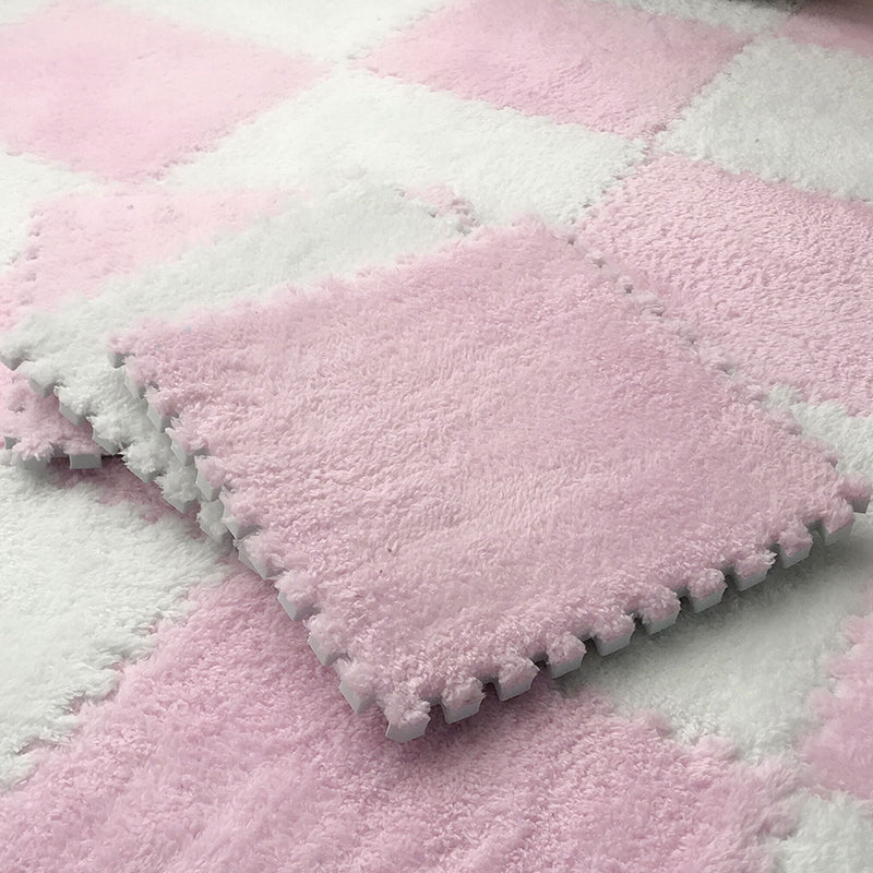 Vivolux | Farbverblassungsbeständige Teppichfliese Einfarbige Interlocking Teppichbodenfliese