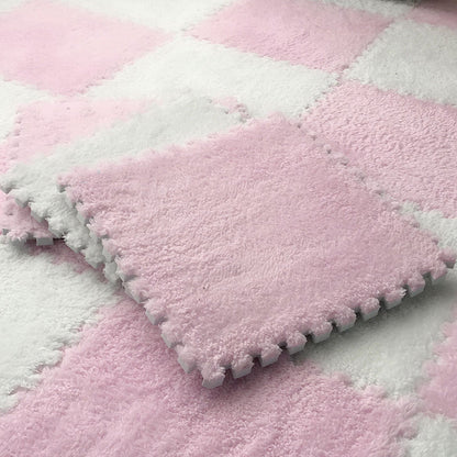 Vivolux | Farbverblassungsbeständige Teppichfliese Einfarbige Interlocking Teppichbodenfliese