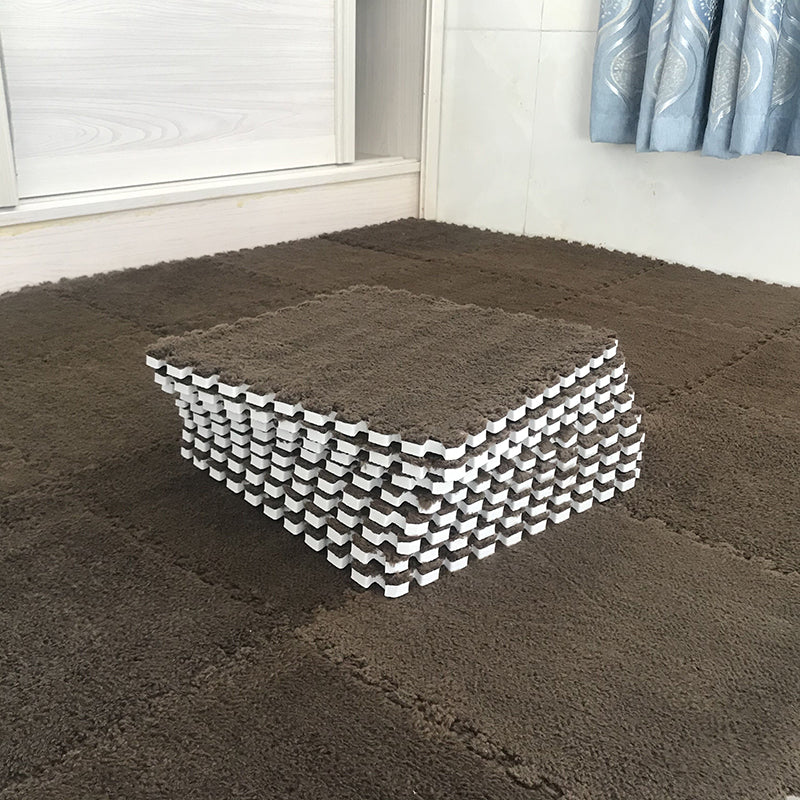 Vivolux | Farbverblassungsbeständige Teppichfliese Einfarbige Interlocking Teppichbodenfliese