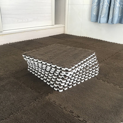 Vivolux | Farbverblassungsbeständige Teppichfliese Einfarbige Interlocking Teppichbodenfliese