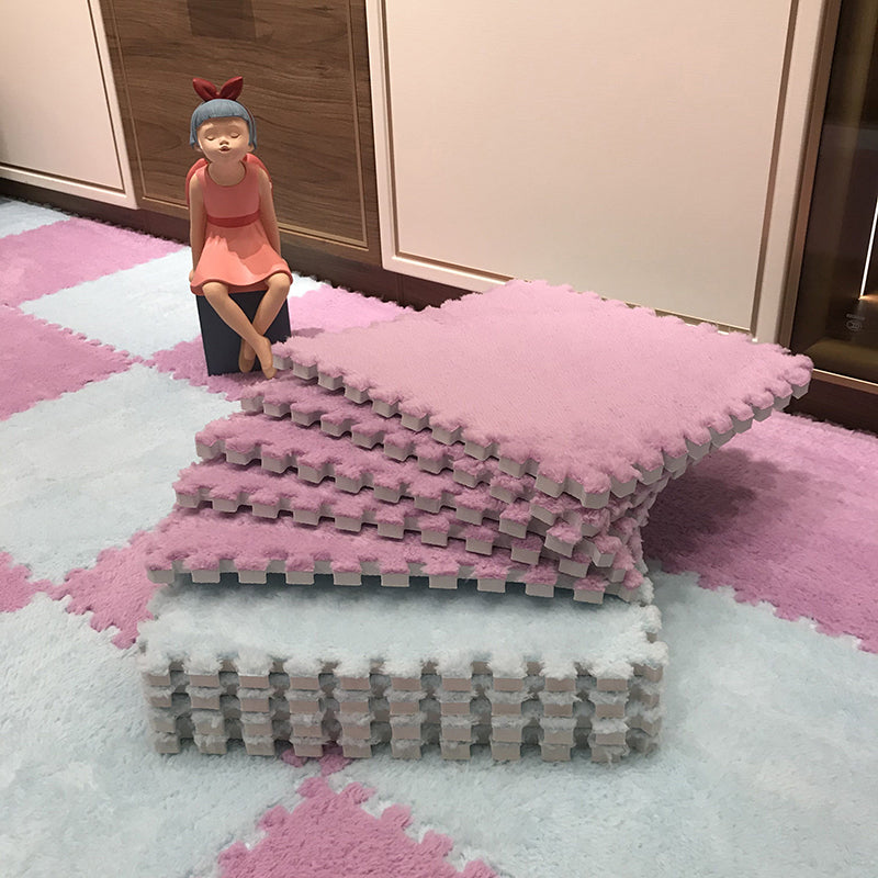 Vivolux | Farbverblassungsbeständige Teppichfliese Einfarbige Interlocking Teppichbodenfliese