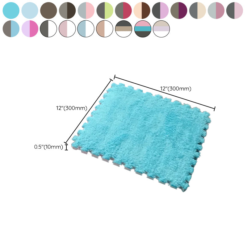 Vivolux | Farbverblassungsbeständige Teppichfliese Einfarbige Interlocking Teppichbodenfliese