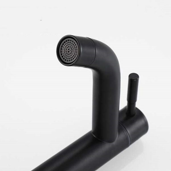 Vivolux | Industrielle Gefäßarmatur Edelstahl Hebelgriff Waschbeckenarmatur