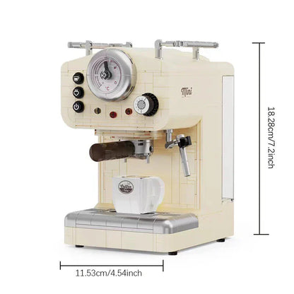Vivolux | 678PCS Kreative Serie Klassische Kaffeemaschine Bauklötze Automatische Getränkemaschine Modell Bausteine Spielzeug Geschenk für Kinder