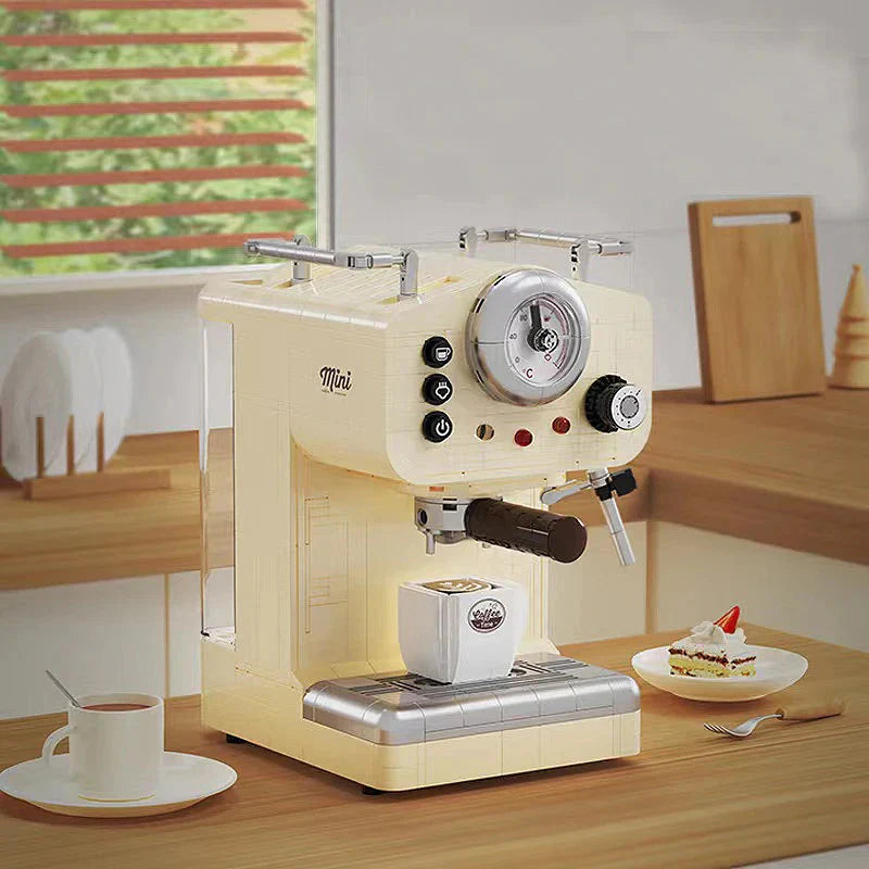 Vivolux | 678PCS Kreative Serie Klassische Kaffeemaschine Bauklötze Automatische Getränkemaschine Modell Bausteine Spielzeug Geschenk für Kinder