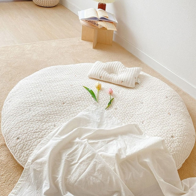 Vivolux | Bären-Stickerei Baby Krabbelmatte