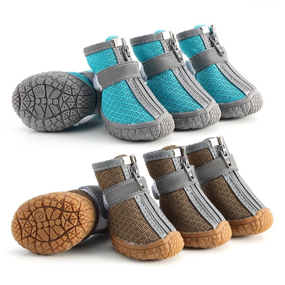 Vivolux | Haltbare Outdoor-Hundeschuhe mit Netzgewebe - All-Terrain-Pfoten Schutz