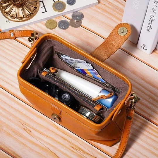 Echtes Leder Retro Handmade Tasche