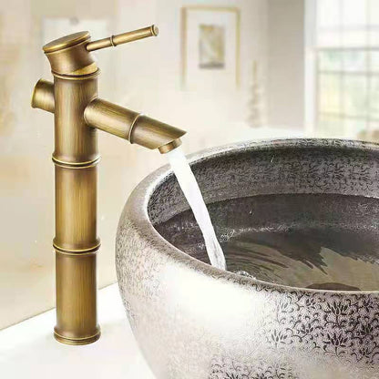 Vivolux | Rundes Einhand-Wasserhahn Landhausstil Waschbeckenarmatur