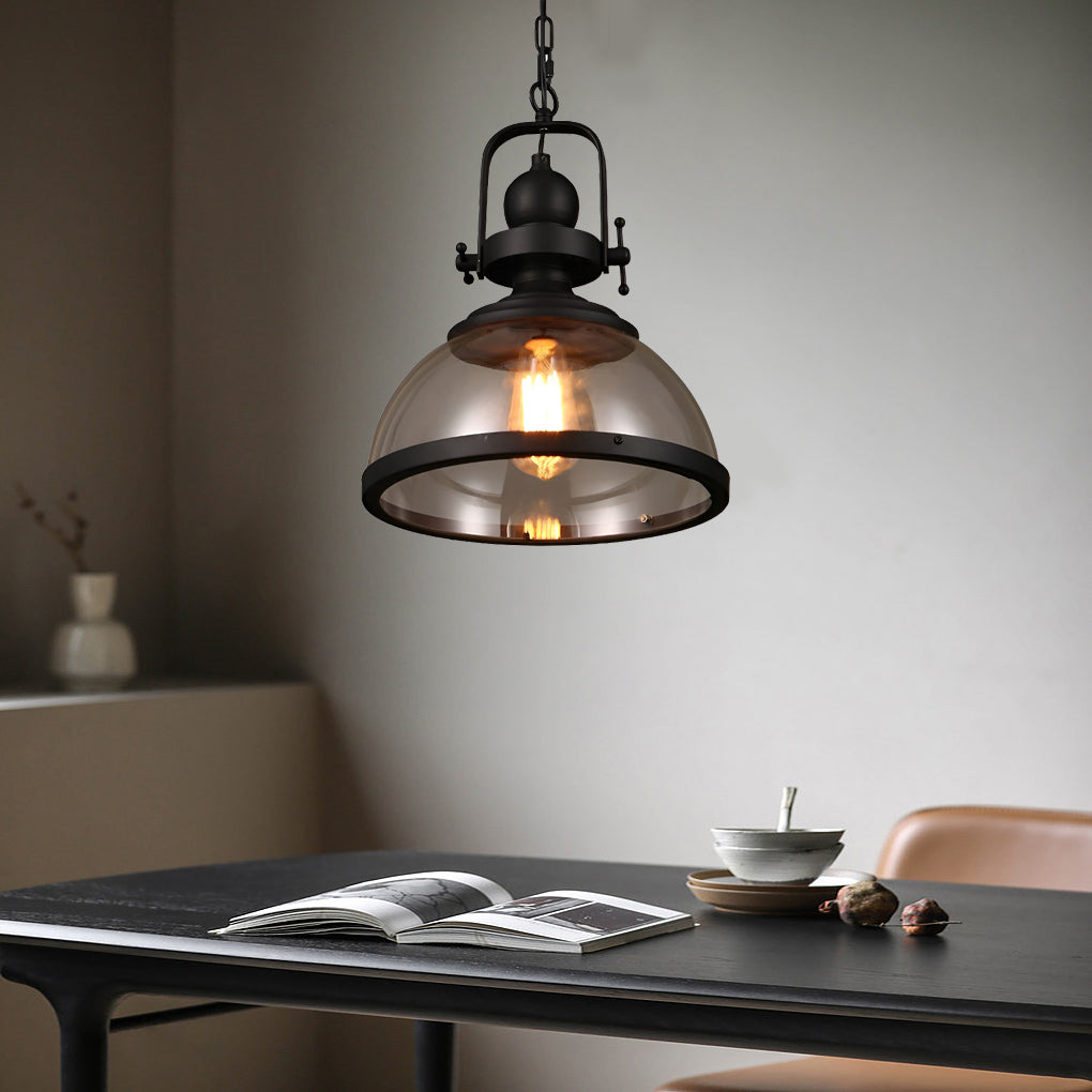 Vivolux | Antike Glas Eisen Retro Industrie Kronleuchter Hängende Deckenleuchten