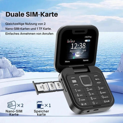 NanoFlip - 2025 Neues Mini-Flip-Handy