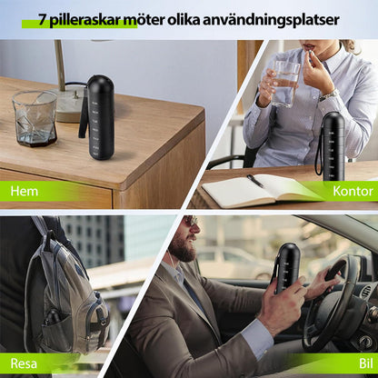 Vivolux | 7-Tage tragbare Pillendose für Reisen