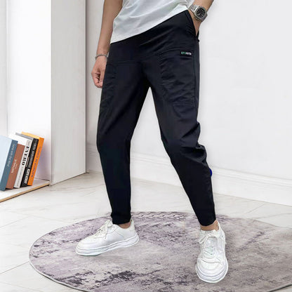 Skinny-Cargohose mit hohem Stretchanteil und mehreren Taschen für Herren
