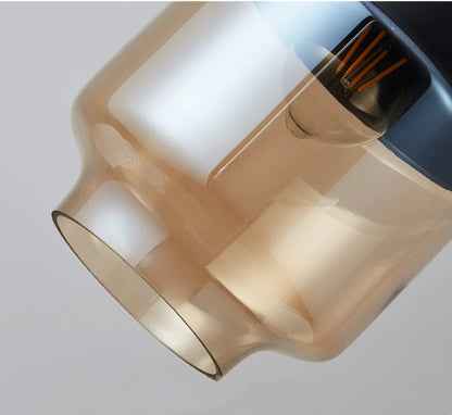 Vivolux | EternaGlow Pendelleuchte aus Glas und Holz | Elegantes Design für Ihr Zuhause