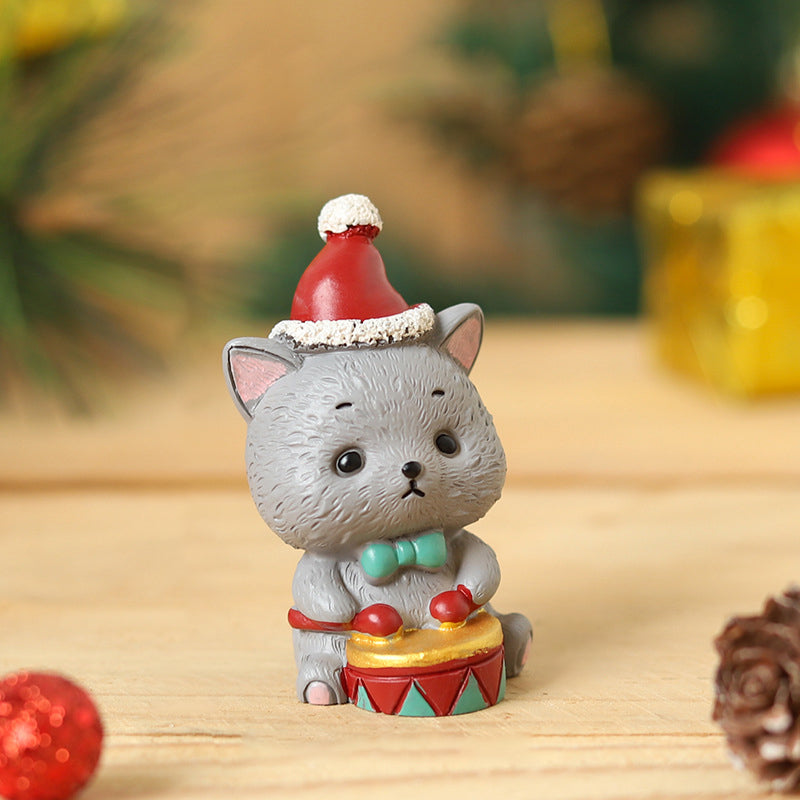 Vivolux | Handgefertigte Tier-Weihnachtsmann-Ornamente