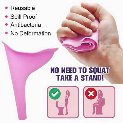 Vivolux | Wiederverwendbares, hockfreies Urinal für Frauen