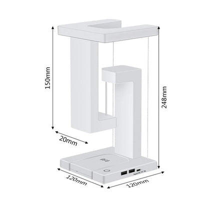 Vivolux | Drahtloses Ladegerät - GlowCharge - Schnellladung - Magische Atmosphäre im Zimmer