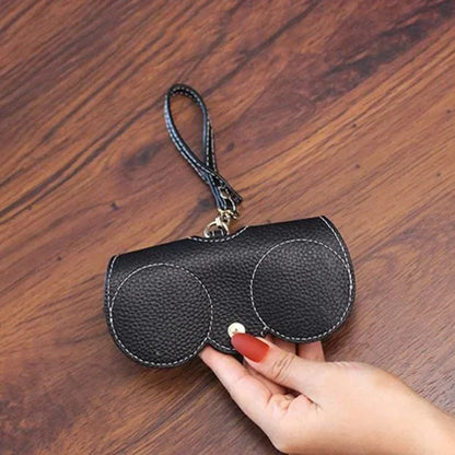 Vivolux | Weiche Leder-Sonnenbrillen-Tasche