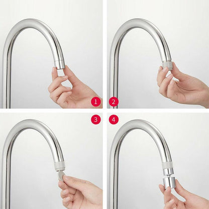 Vivolux | Drehbarer Dual-Funktions-Bubbler Wasserhahn Kopf