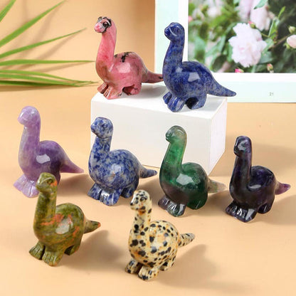Vivolux | Frendorf 2,5 Zoll Kristall Dinosaurier Zuhause Dekoration Edelstein Deko