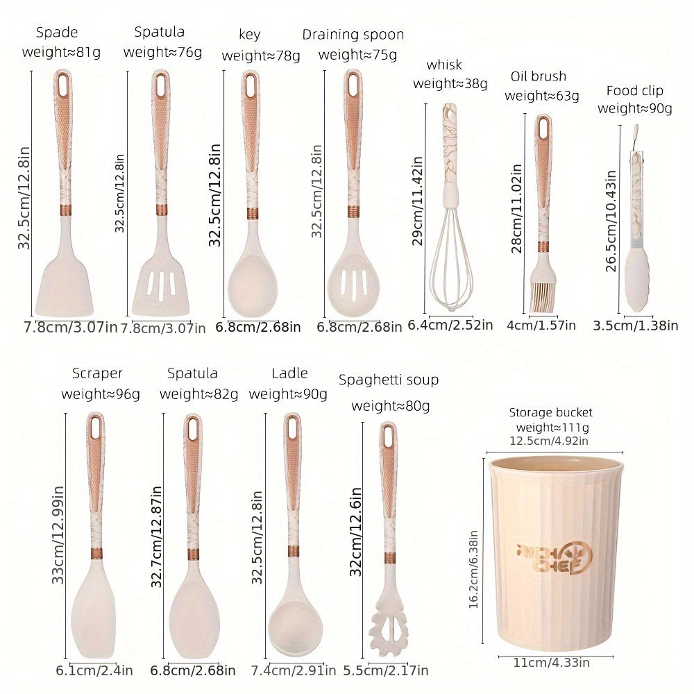 Vivolux | Kochen - Küchenfreude mit dem eleganten Silikon Küchengeräte-Set