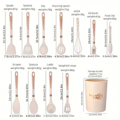 Vivolux | Kochen - Küchenfreude mit dem eleganten Silikon Küchengeräte-Set