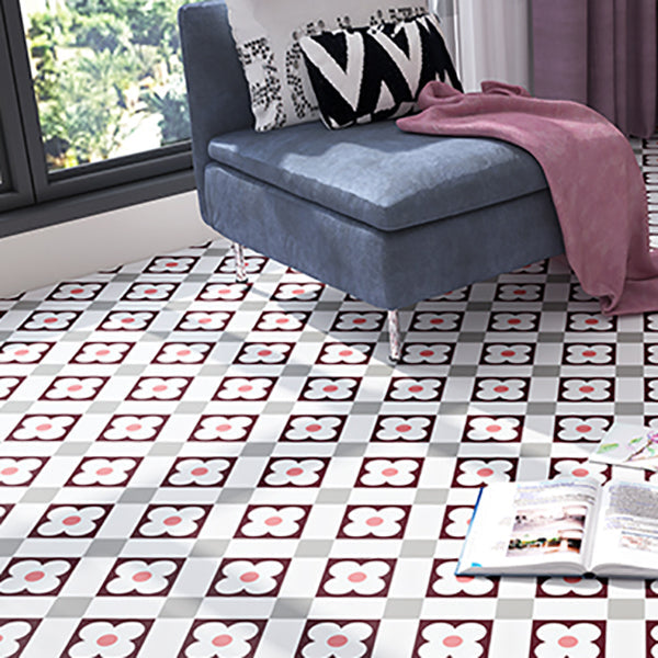 Vivolux | Multi-Tonal Stil Vinyl Plankenboden Peel and Stick Porzellanfliesen Look PVC Bodenbelag