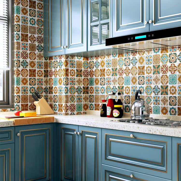 Vivolux | Multi-Tonal Stil Vinyl Plankenboden Peel and Stick Porzellanfliesen Look PVC Bodenbelag