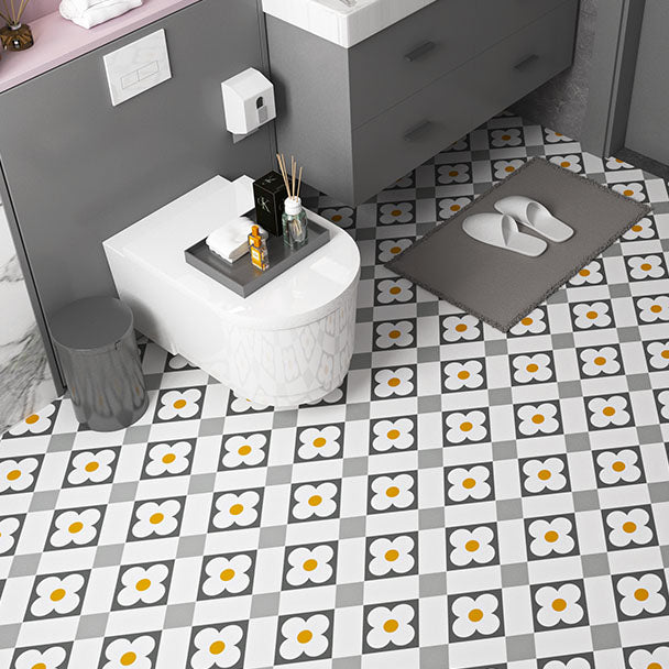 Vivolux | Multi-Tonal Stil Vinyl Plankenboden Peel and Stick Porzellanfliesen Look PVC Bodenbelag